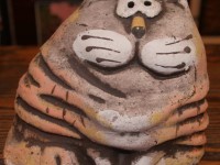 Кот из шамотной глины. 240 рублей